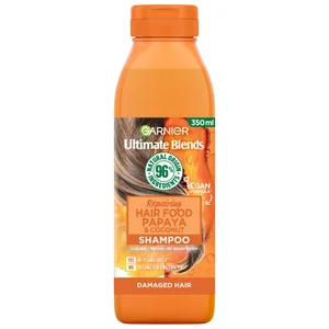 Garnier Ultimate Blends Repairing Hair Food Papaya Shampoo For Damaged Hair 350ml - undefined undefined