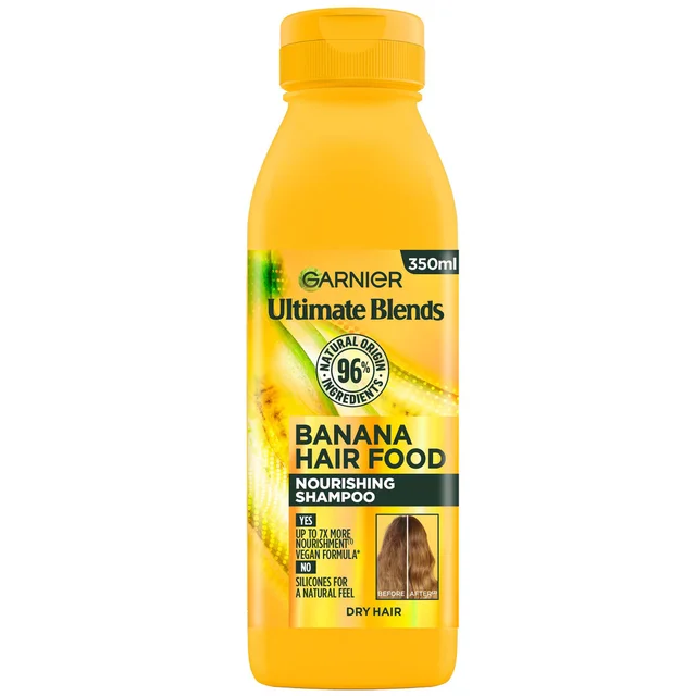 Garnier Ultimate Blends Nourishing Hair Food Banana Shampoo For Dry Hair odżywczy szampon do włosów suchych 350 ml