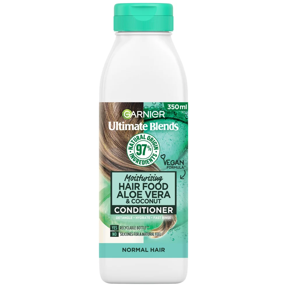 Garnier Ultimate Blends Moisturising Hair Food Aloe Vera Conditioner for Normal Hair odżywka do włosów normalnych 350 ml Zdjęcie 1