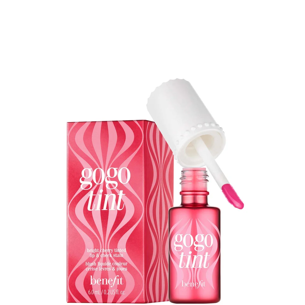 benefit GoGo Tint Bright Cherry Tinted Lip & Cheek Stain błyszczyk do ust i policzków 6 ml Zdjęcie 1