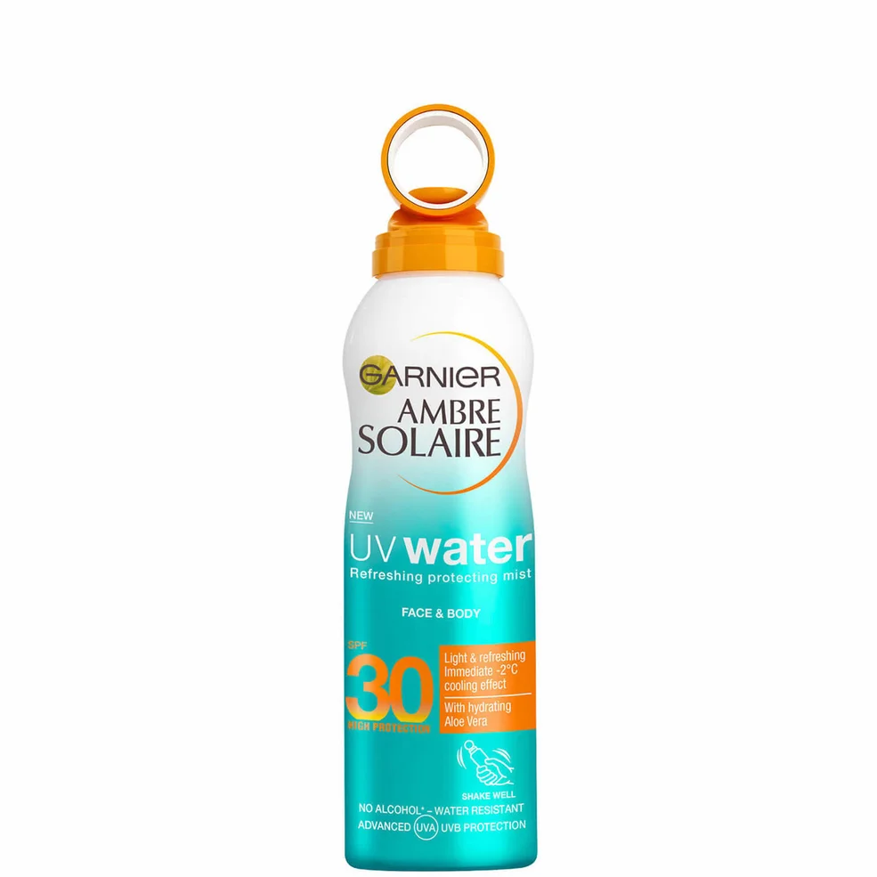 Garnier Ambre Solaire UV Water Clear Sun Cream SPF30 Mist 200ml Zdjęcie 1