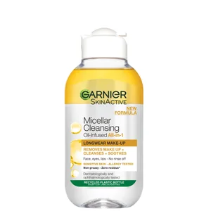 Garnier Micellar Water Oil Infused Facial Cleanser produkt do oczyszczania twarzy z wodą micelarną 100 ml - Option Oil - Infused