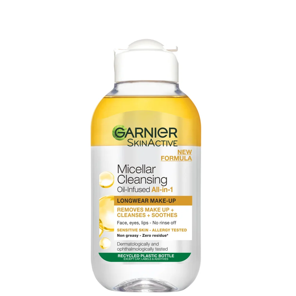 Garnier Micellar Water Oil Infused Facial Cleanser produkt do oczyszczania twarzy z wodą micelarną 100 ml Zdjęcie 1