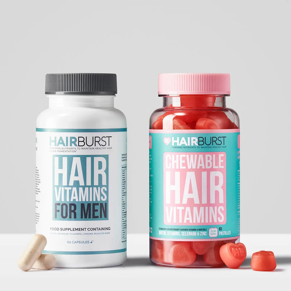 Hairburst His & Hers Hair Vitamin Bundle Zdjęcie 1