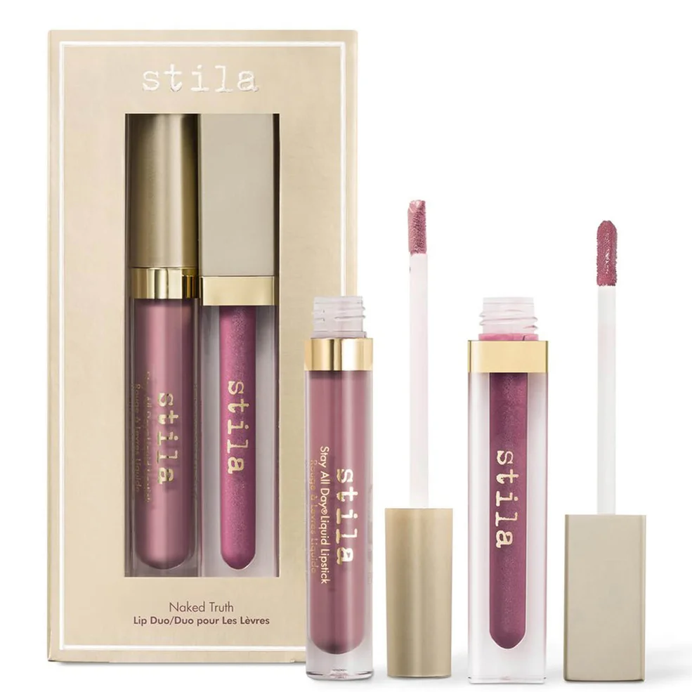 Stila Naked Truth Liquid Lipstick & Lip Gloss Set - Baci & Synergy Zdjęcie 1