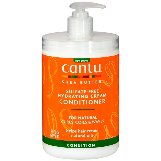 Cantu Shea Butter for Natural Hair Hydrating Cream Conditioner nawadniająca odżywka w kremie – wielkość profesjonalna ok. 710 ml