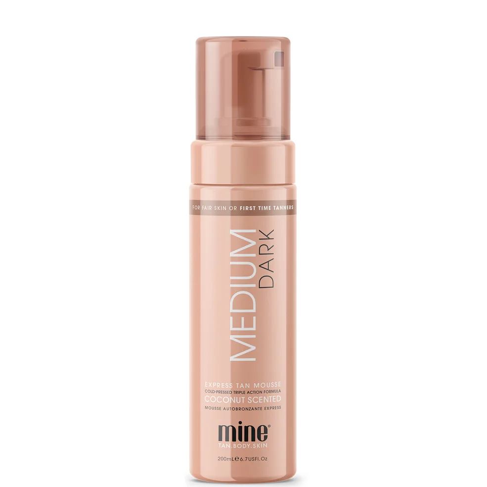 MineTan Medium Dark Self Tan Mousse 200ml Zdjęcie 1