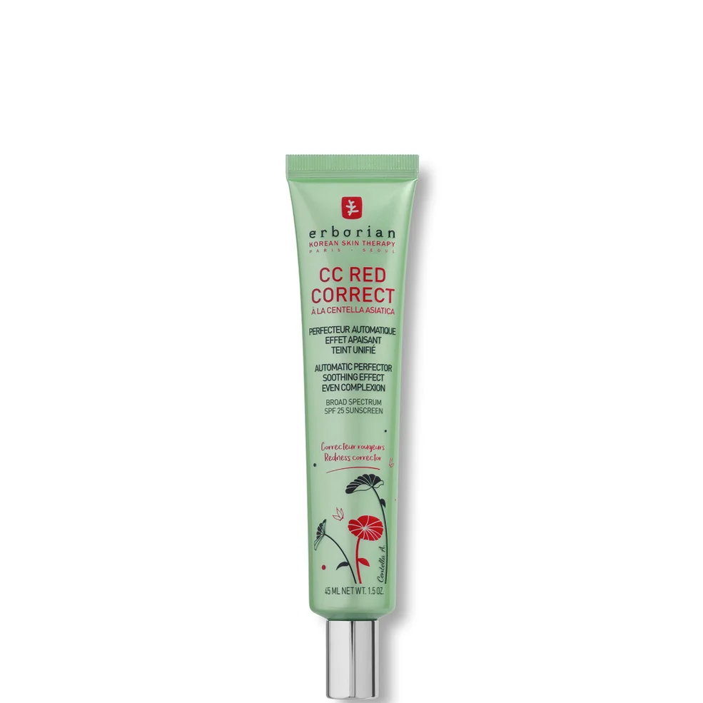 Erborian CC Red Correct - Colour Correcting Anti-Redness Cream With Soothing Effect SPF25 45ml Zdjęcie 1