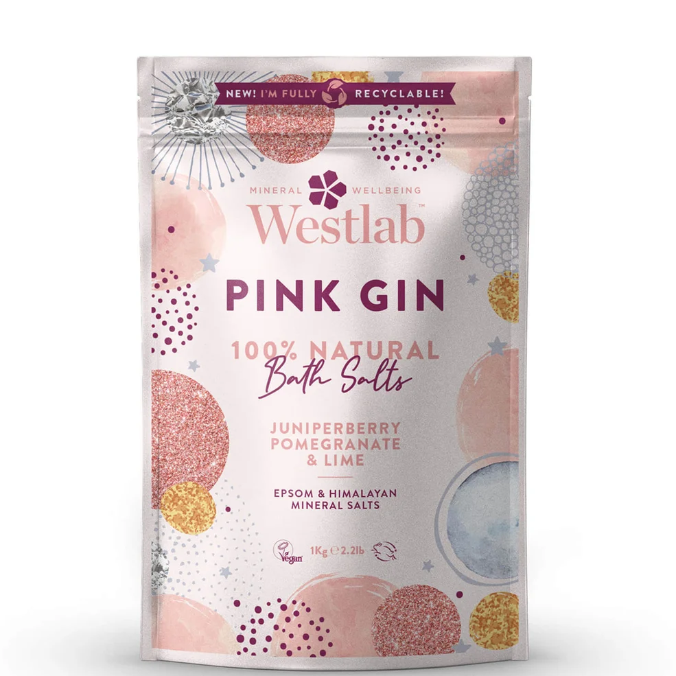Westlab Pink Gin Bathing Salts 1kg Zdjęcie 1