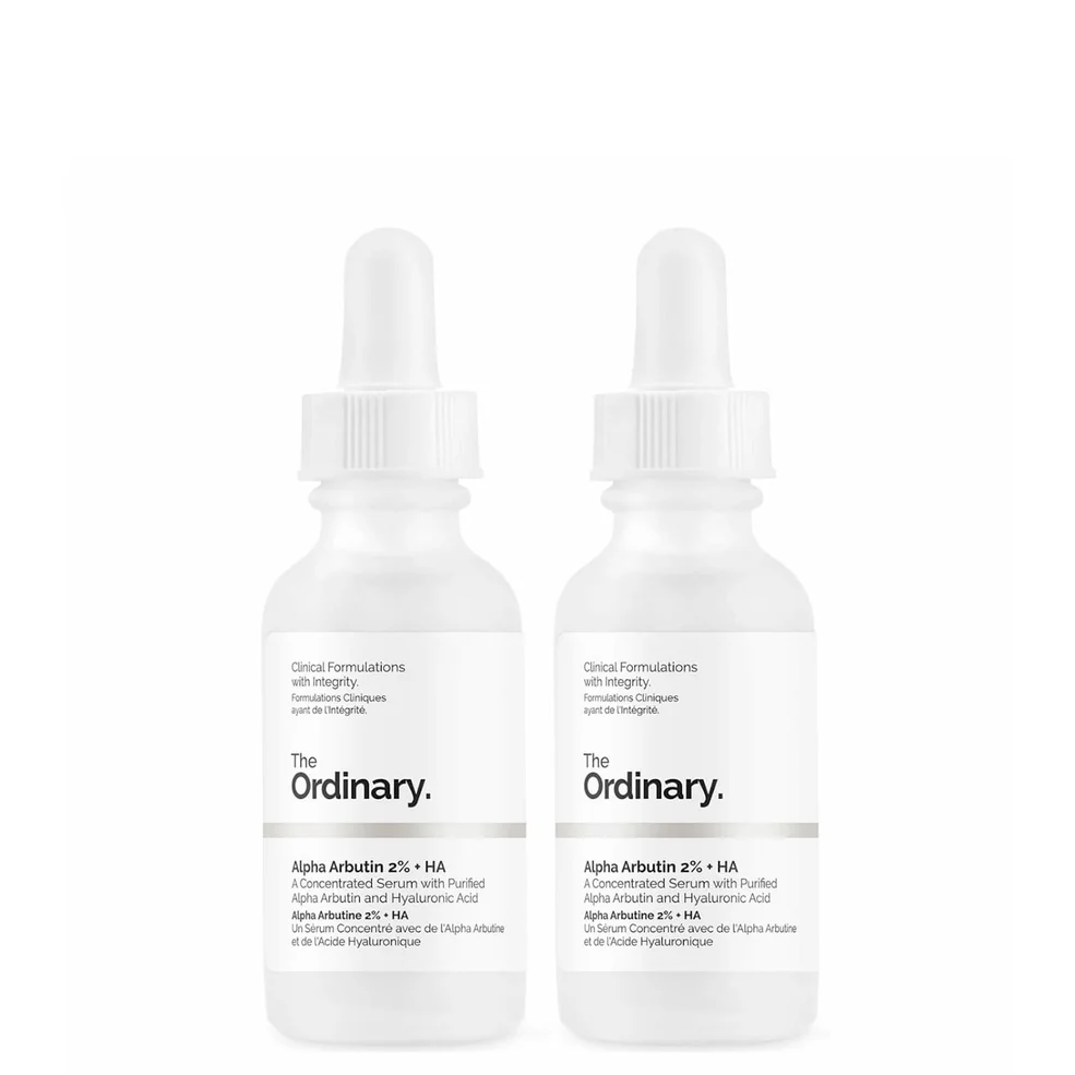 The Ordinary Alpha Arbutin 2% + HA Concentrated Serum Duo Zdjęcie 1