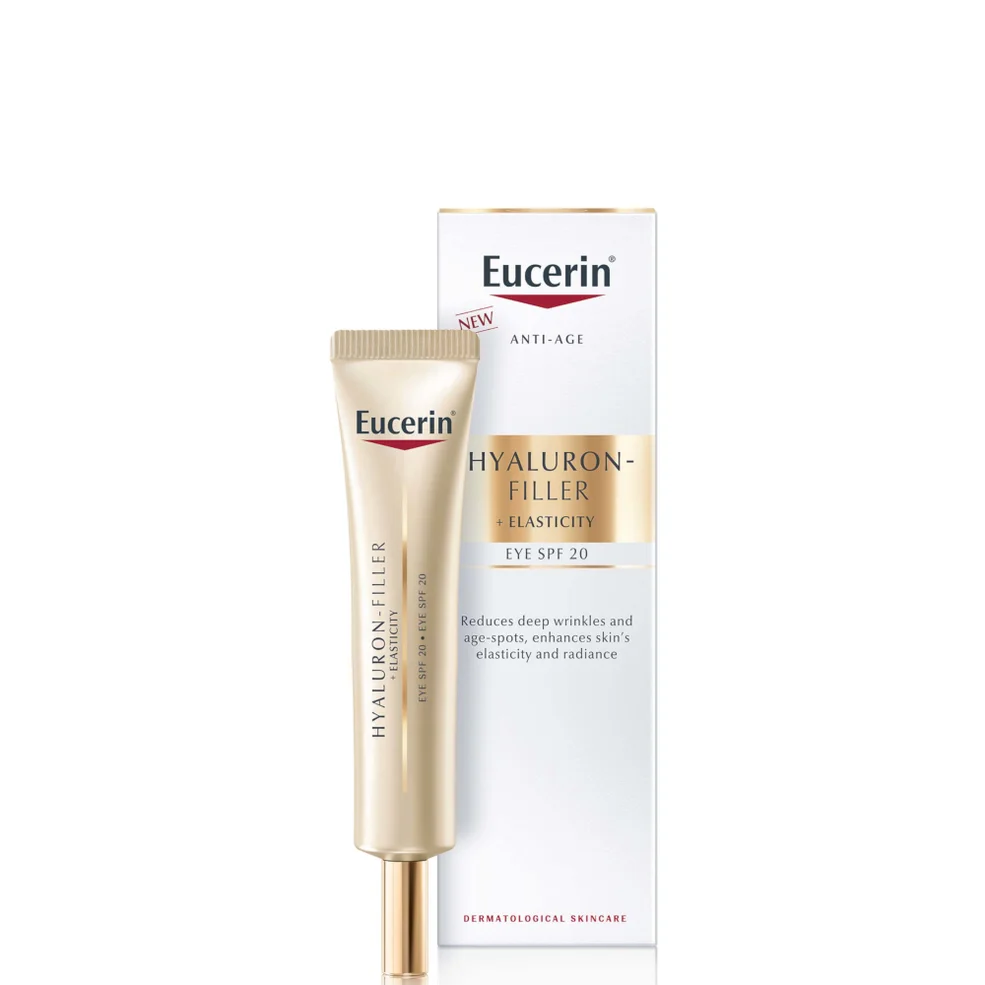 Eucerin Hyaluron-Filler + Elasticity Eye Cream ujędrniający krem pod oczy z kwasem hialuronowym 15 ml Zdjęcie 1