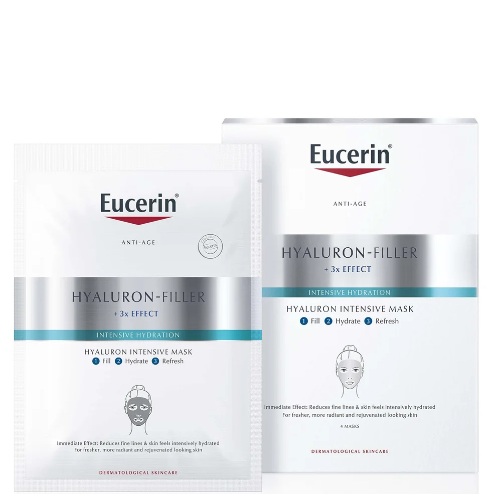 Eucerin Hyaluron-Filler Sheet Mask maseczka w płachcie z kwasem hialuronowym Zdjęcie 1