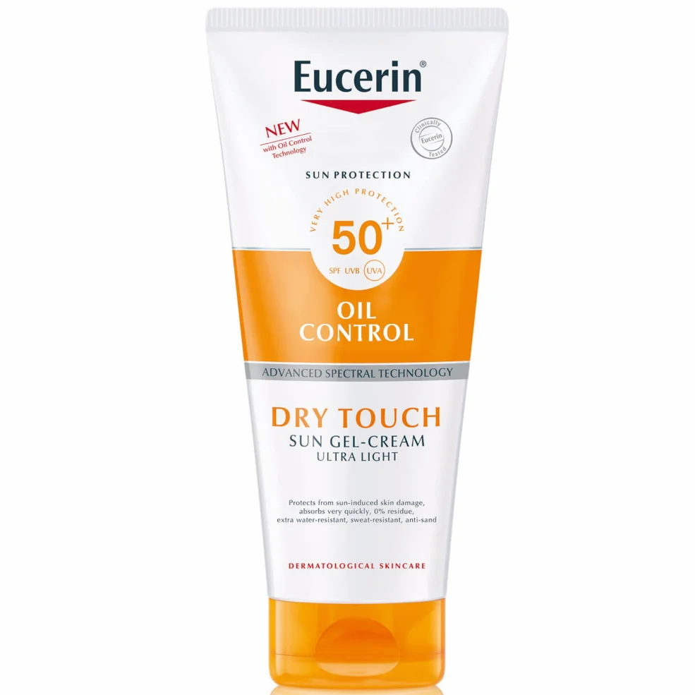 Eucerin Sun Gel Cream Dry Touch SPF50+ suchy w dotyku przeciwsłoneczny krem-żel 200 ml Zdjęcie 1