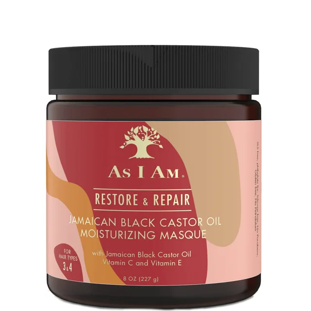 As I Am Jamaican Black Castor Oil Moisturizing Masque maseczka nawilżająca z jamajskim czarnym olejkiem rycynowym