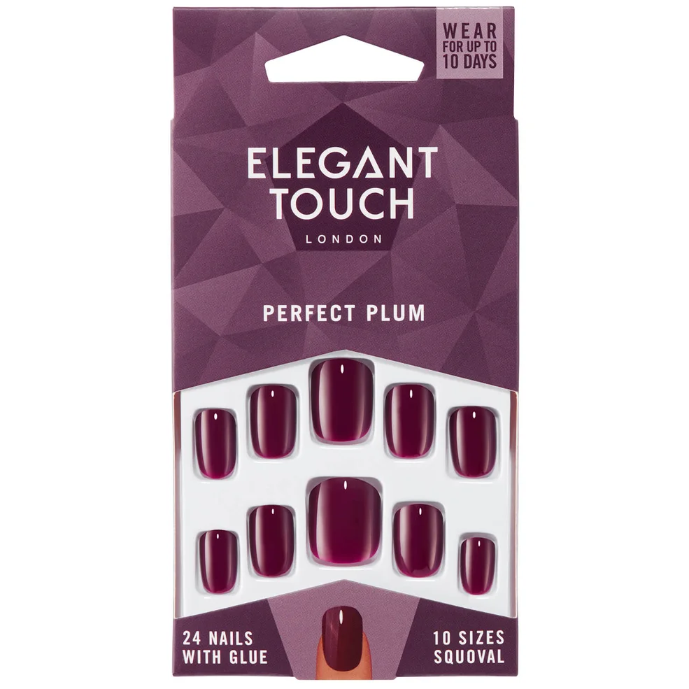 Elegant Touch Perfect Plum Nails Zdjęcie 1