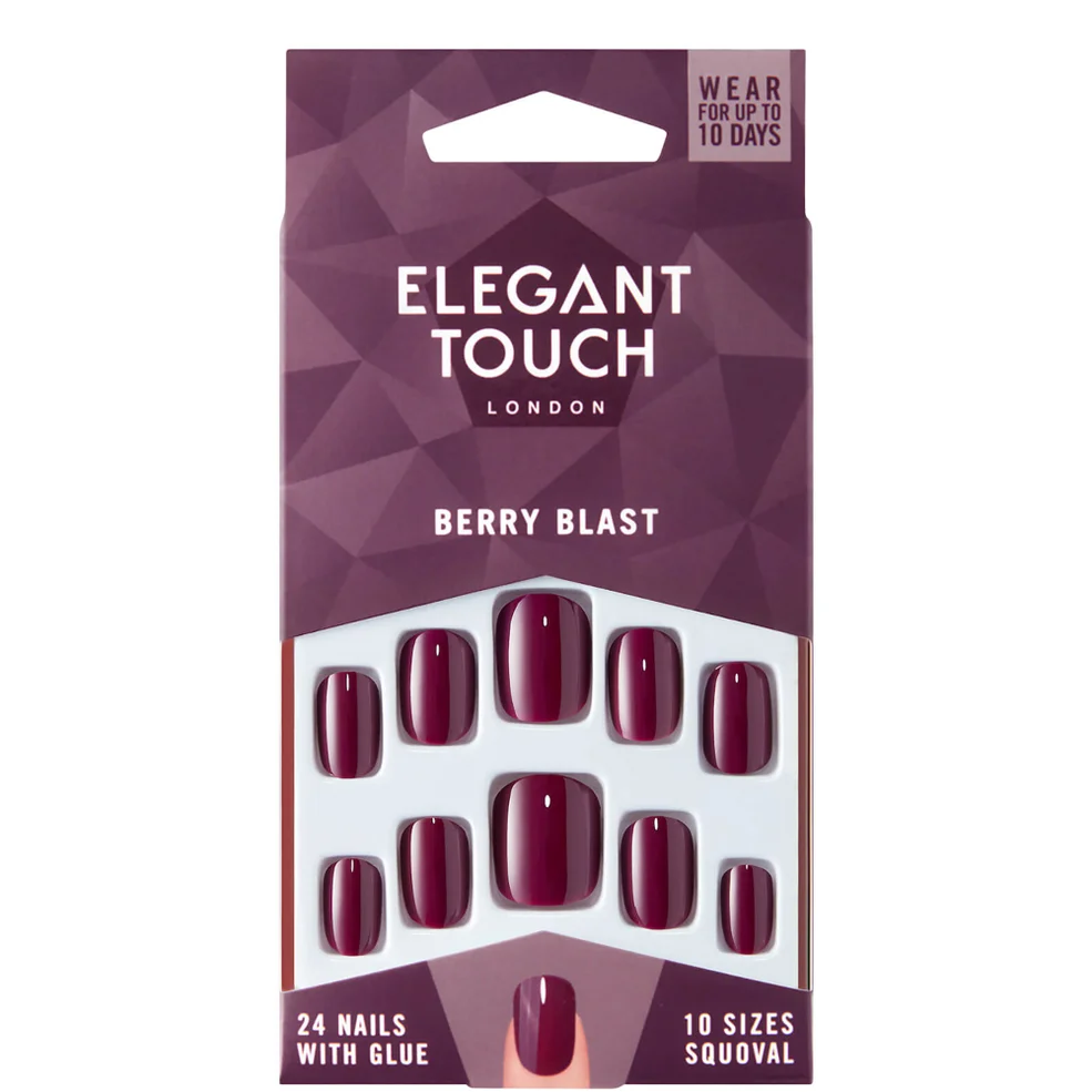 Elegant Touch Berry Blast Nails Zdjęcie 1