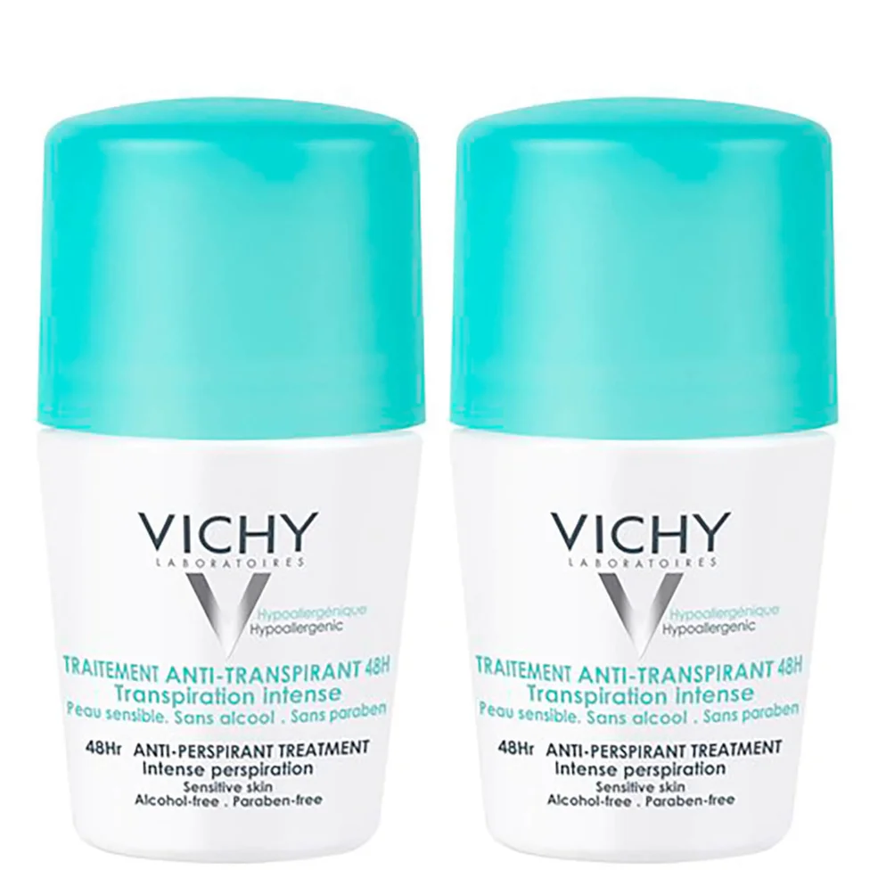 Vichy 48 Hour Intensive Antiperspirant Roll-on Deodorant for Sensitive Skin Bundle 2 x 50ml Zdjęcie 1
