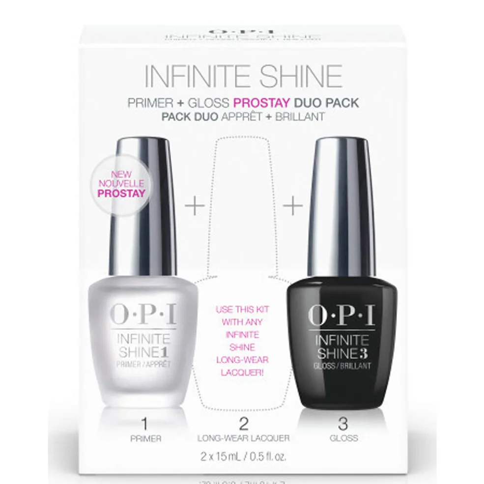 OPI Nail Base and Top Coat Duo Pack Infinite Shine Long-wear System 1st and 3rd Step 2 x 15ml Zdjęcie 1