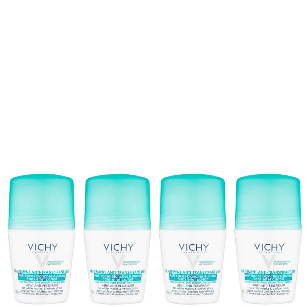 VICHY No Marks Roll-on Deodorant Set 4 x 50ml Zdjęcie 1
