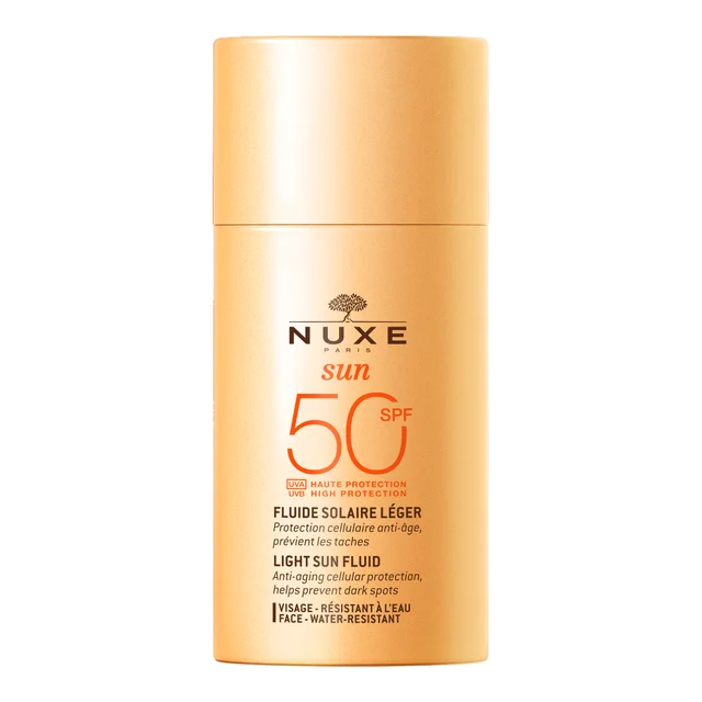 NUXE Sun SPF 50 Light Face Fluid lekki fluid do twarzy z filtrem 50 ml