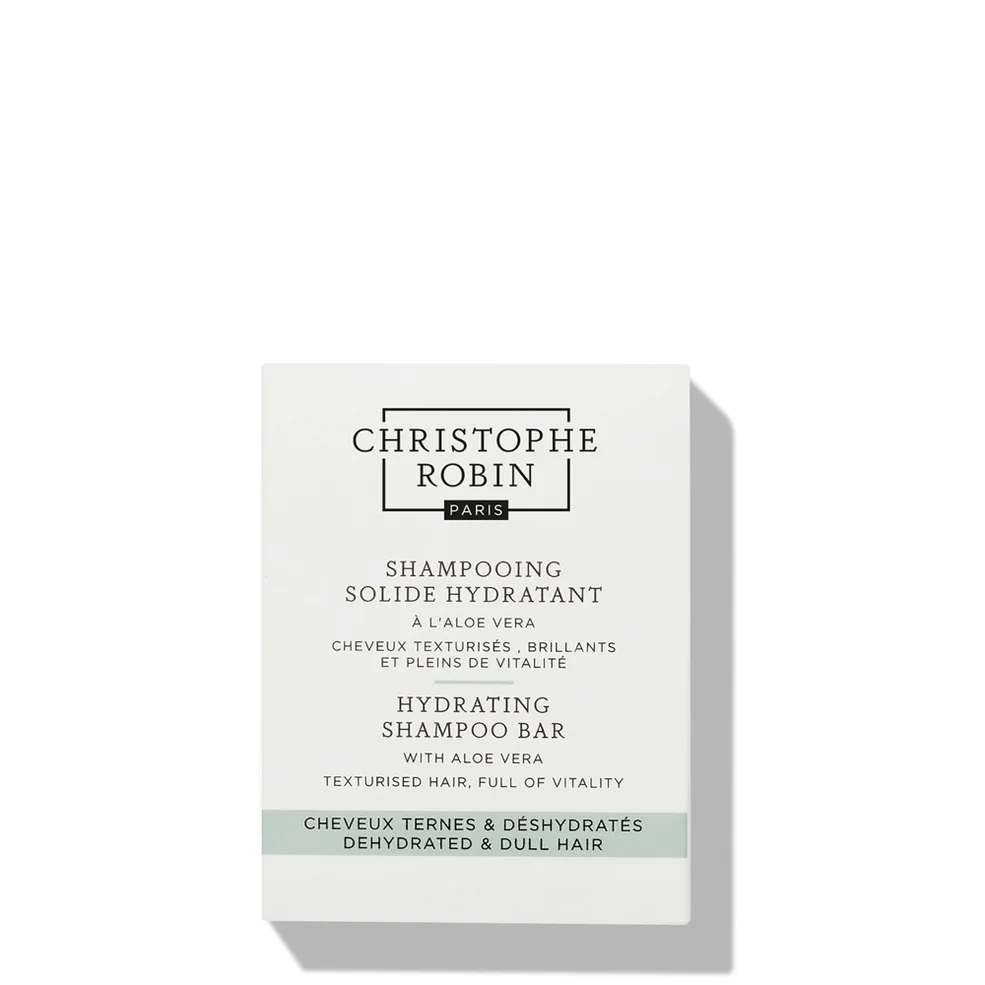 Christophe Robin Hydrating Shampoo Bar with Aloe Vera 100ml Zdjęcie 1