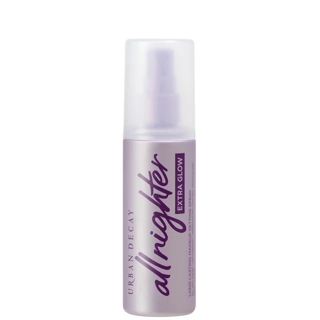 Urban Decay All Nighter Setting Spray Extra Glow rozświetlający spray utrwalający makijaż