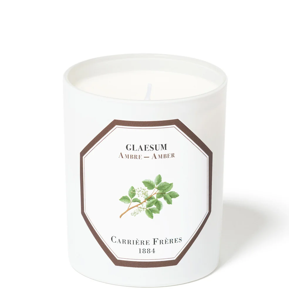 Carrière Frères Scented Candle Amber - Glaseum - 185 g Zdjęcie 1