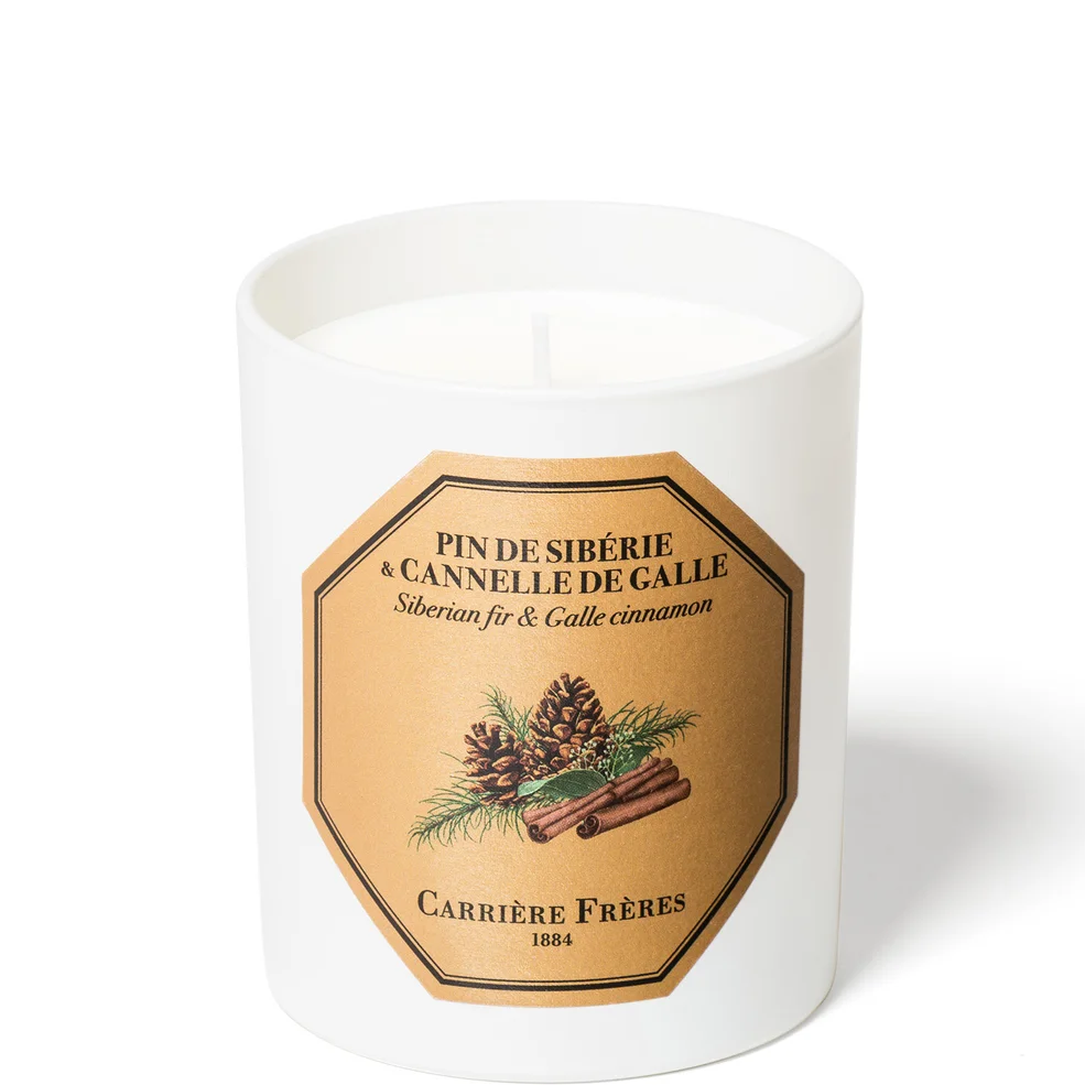 Carrière Frères Scented Candle Siberian fir & Galle Cinnamon - 185 g Zdjęcie 1