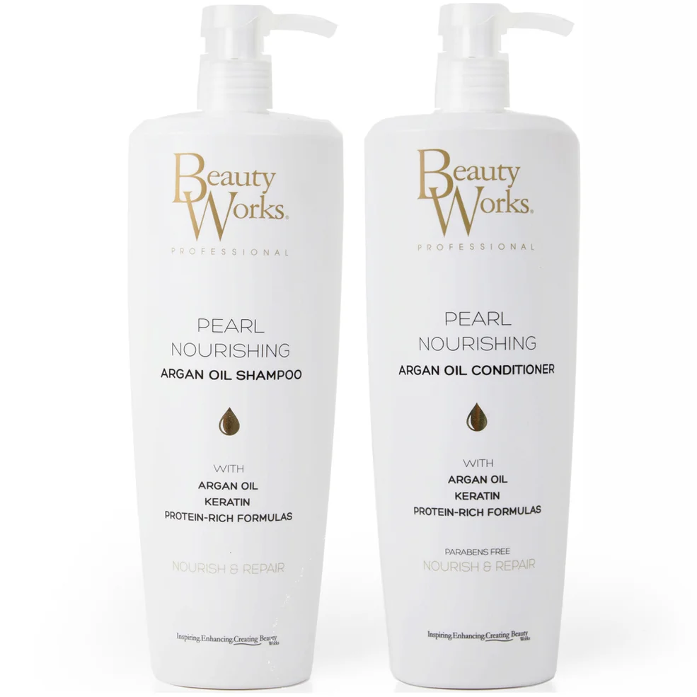Beauty Works Pearl Nourishing Shampoo and Conditioner Duo 1 Litre Zdjęcie 1