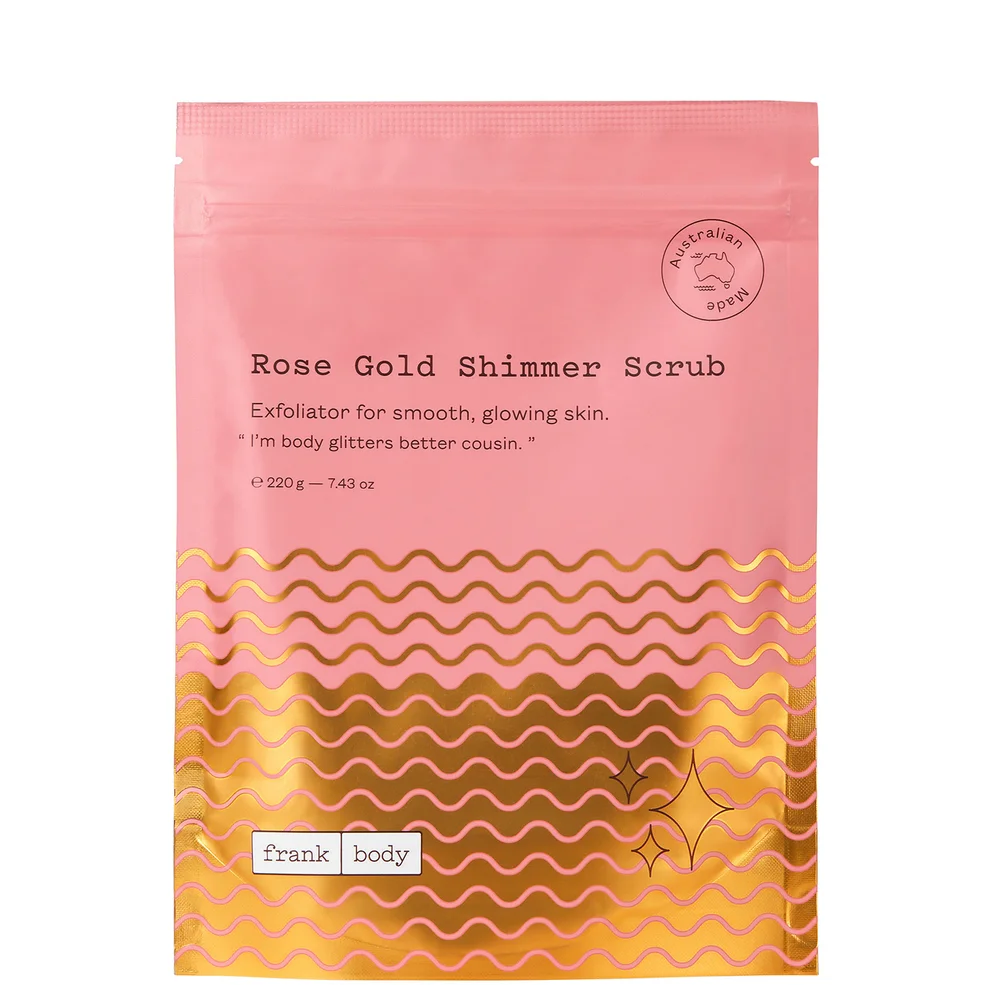 Frank Body Rose Gold Shimmer Scrub 220g Zdjęcie 1