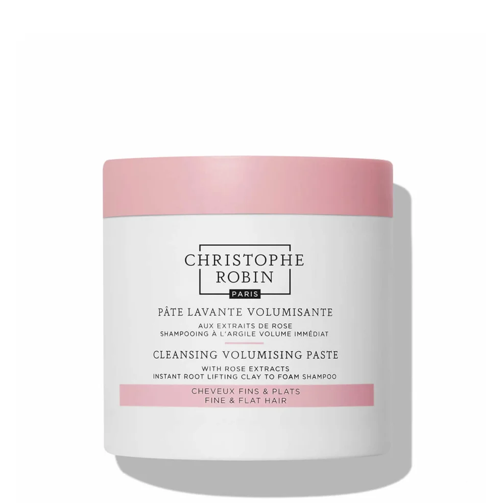 Christophe Robin Cleansing Volumising Paste with Pure Rassoul Clay and Rose 250ml Zdjęcie 1
