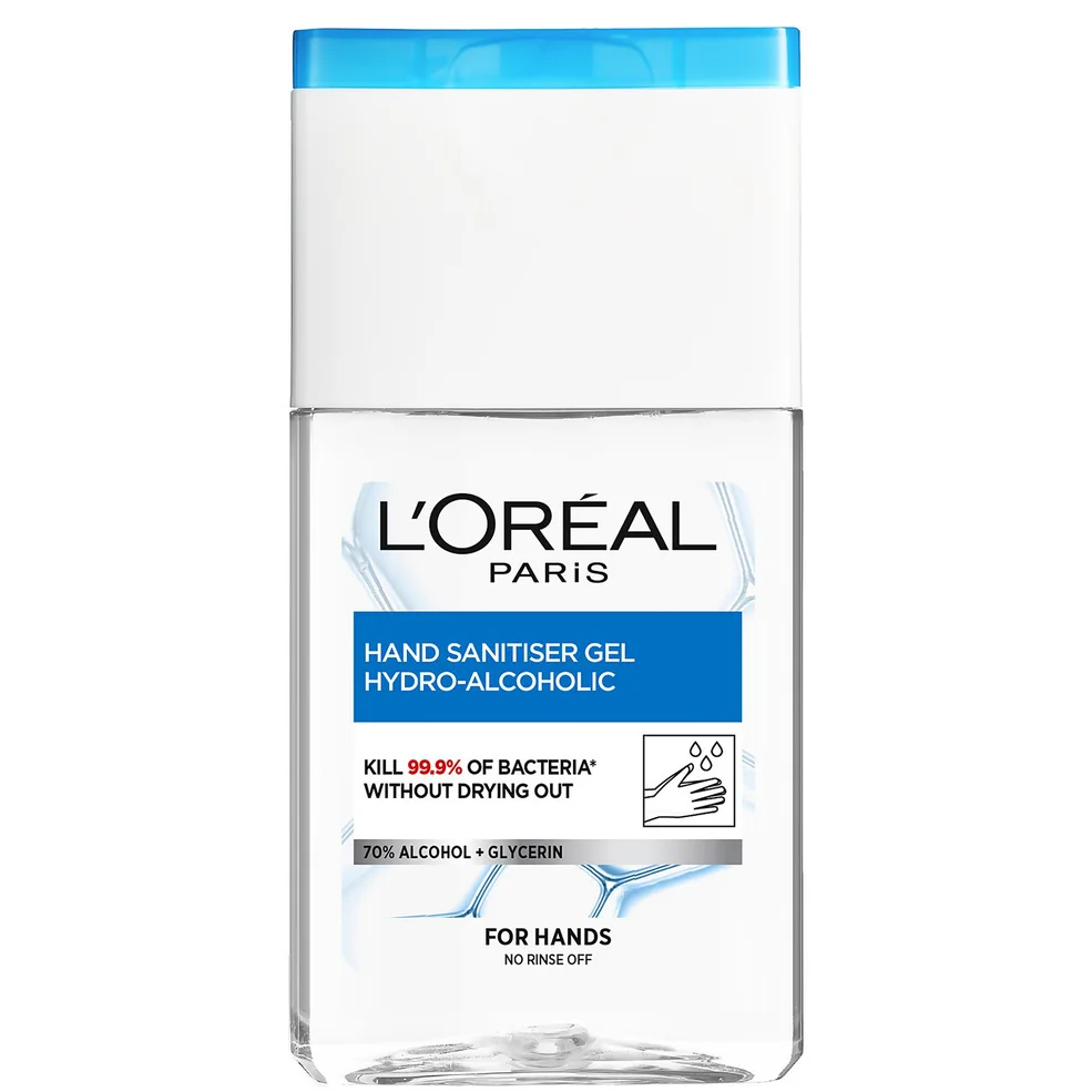 L'Oréal Paris Antibacterial 70% Alcohol Hand Sanitiser Gel 125ml Zdjęcie 1