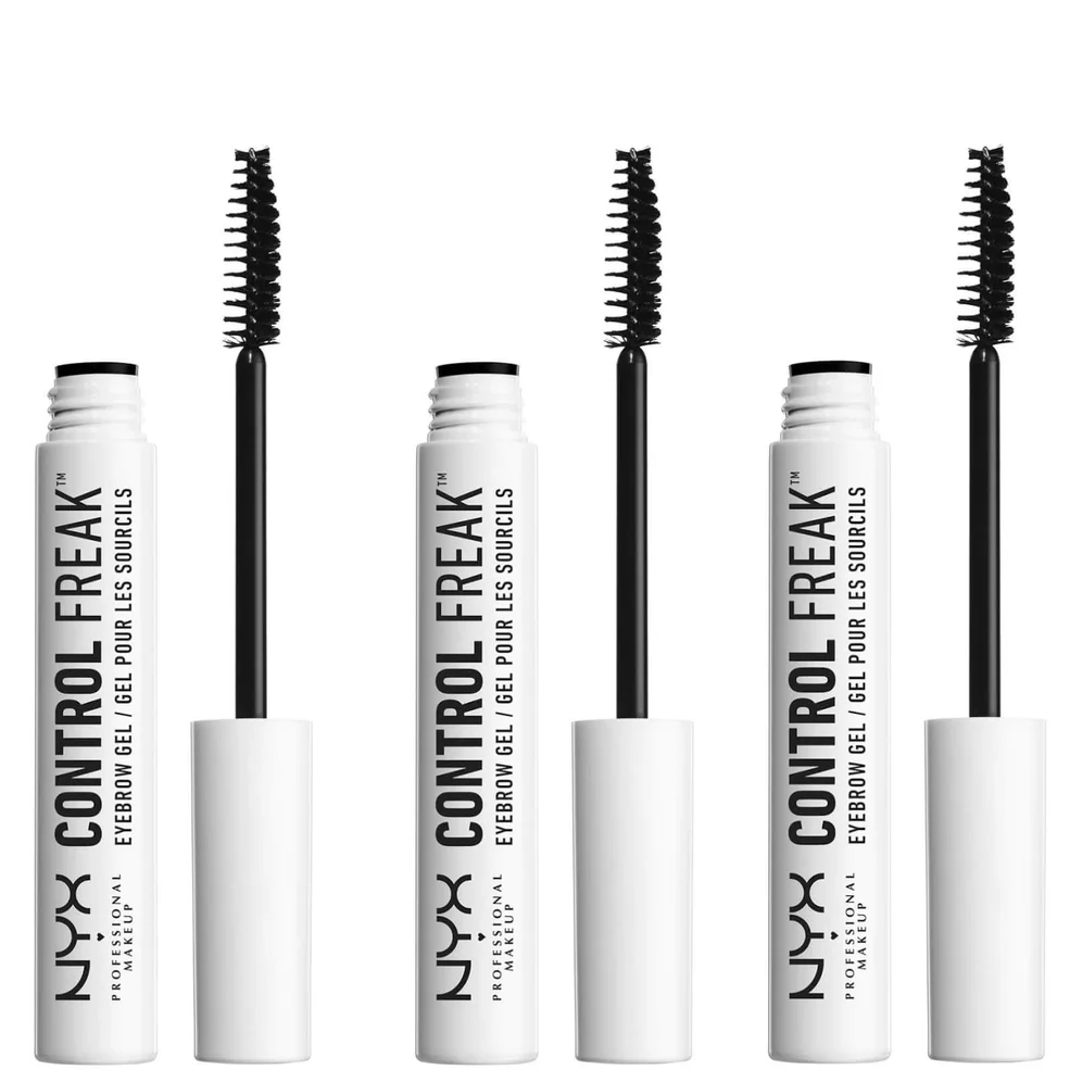 NYX Professional Makeup, Control Freak Clear Eyebrow Gel X 3 Zdjęcie 1