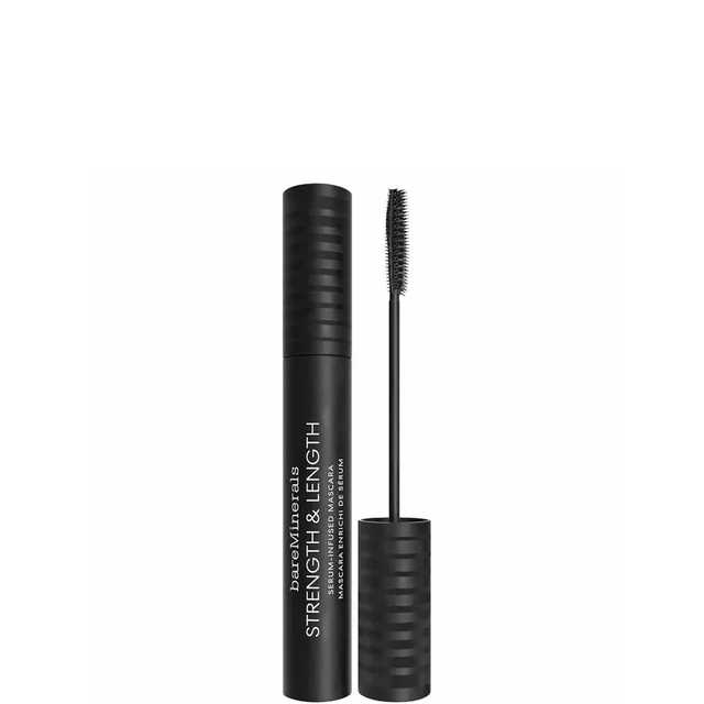 bareMinerals Strength & Length Serum-Infused Mascara tusz rzęs – czarny 8 ml