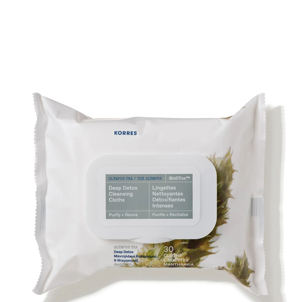Korres Olympus Tea Detox Cleansing Wipes Zdjęcie 1