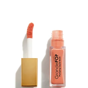 GRANDE Cosmetics GrandePOP Plumping Liquid Blush regenerujący róż w płynie 10 ml (różne odcienie) - Shade Sweet Peach