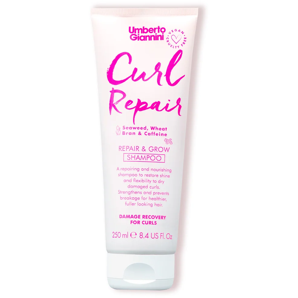 Umberto Giannini Curl Repair and Grow Shampoo szampon naprawczy do włosów 250 ml Zdjęcie 1