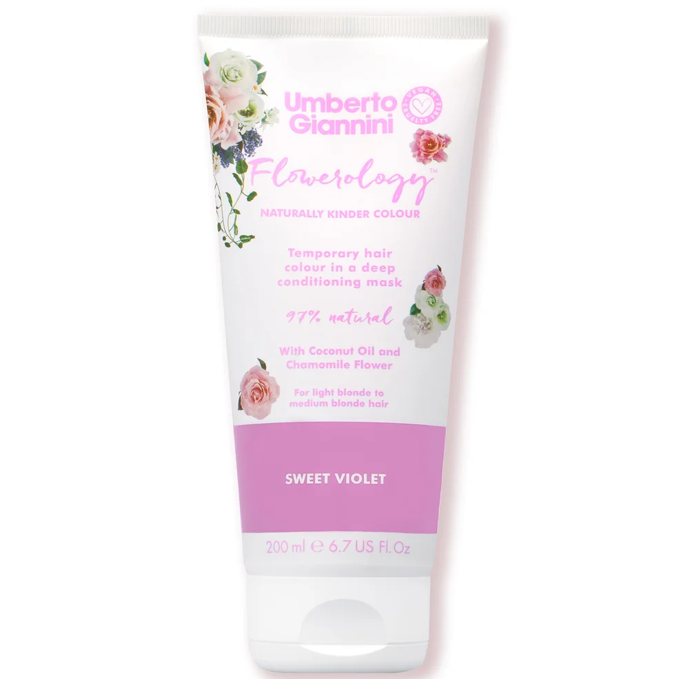 Umberto Giannini Flowerology Colour Mask - Sweet Violet 195ml Zdjęcie 1