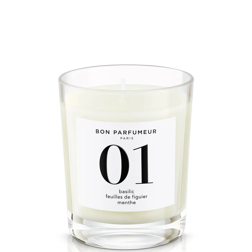 Bon Parfumeur 01 Basil Fig Leaf Mint Candle 180g Zdjęcie 1