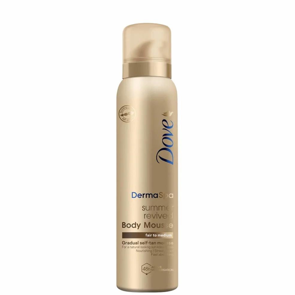 Dove Derma Spa Gradual Self Tan Mousse Fair to Medium 150ml Zdjęcie 1
