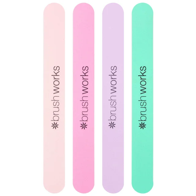 brushworks Pastel Nail Files pilniki do paznokci