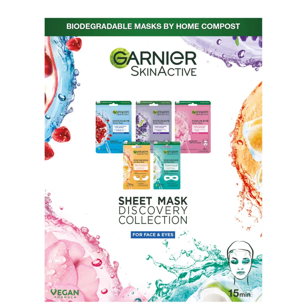 Garnier Discovery Sheet Mask Bundle Zdjęcie 1