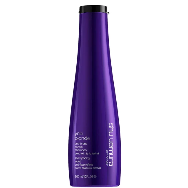 Shu Uemura Art of Hair Yubi Blonde Anti-Brass Purple Shampoo for Bleached, Highlighted Blonde Hair szampon do włosów 300 ml