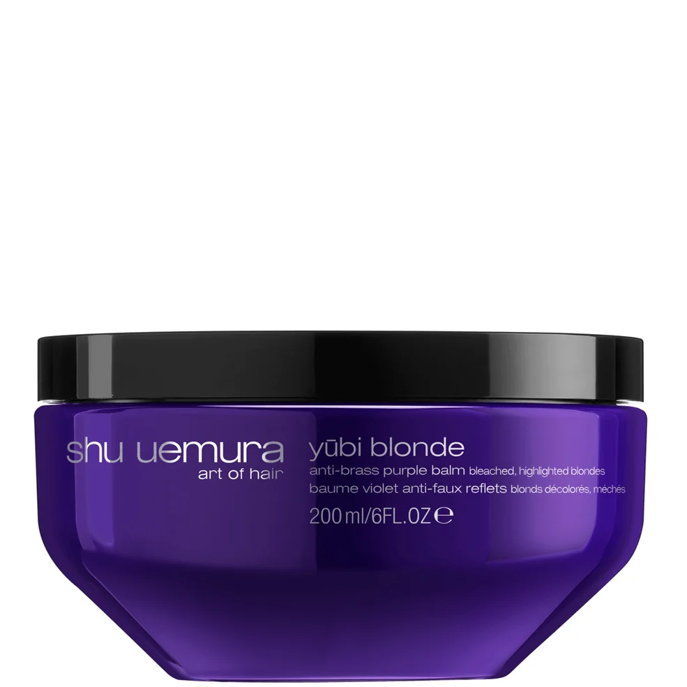 Shu Uemura Art of Hair Yubi Blonde Anti-Brass Purple Balm for Bleached, Highlighted Blonde Hair odżywka do włosów 200 ml Zdjęcie 1
