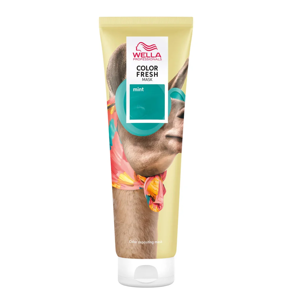 Wella Professionals Care Color Fresh Semi-Permanent Colour Mask semi-permanentna maska koloryzująca – miętowa 150 ml Zdjęcie 1