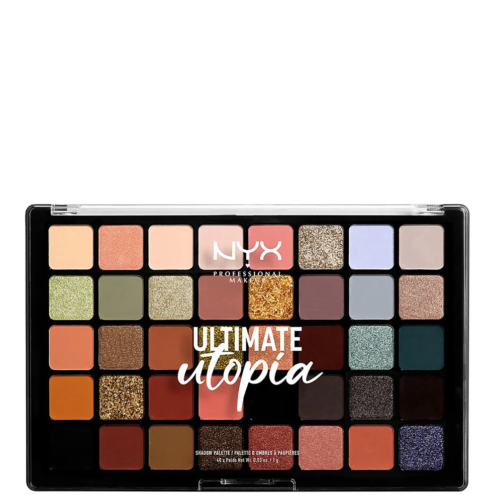 NYX Professional Makeup Ultimate Shadow Utopia Palette paleta cieni do powiek – 40 odcieni 10 g Zdjęcie 1