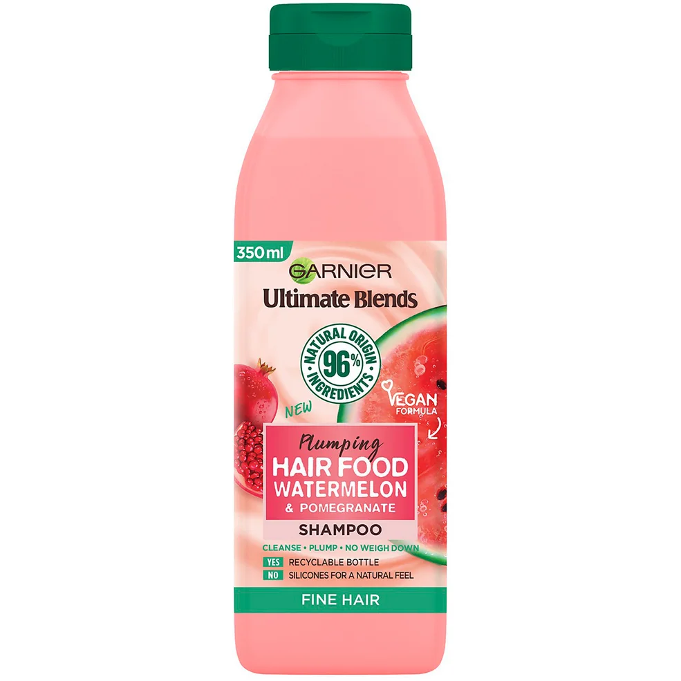Garnier Ultimate Blends Plumping Hair Food Watermelon Shampoo 350ml Zdjęcie 1