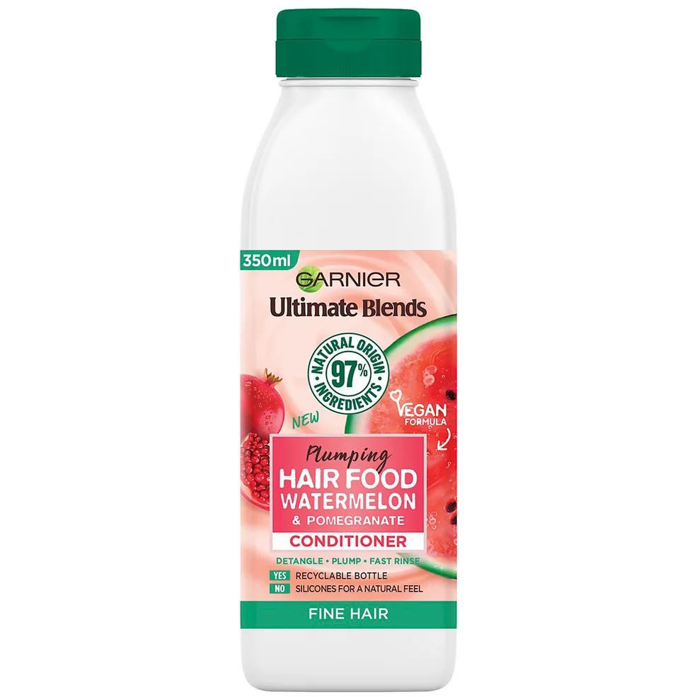 Garnier Ultimate Blends Plumping Hair Food Watermelon Conditioner odżywka regenerująca z arbuzem 350 ml Zdjęcie 1