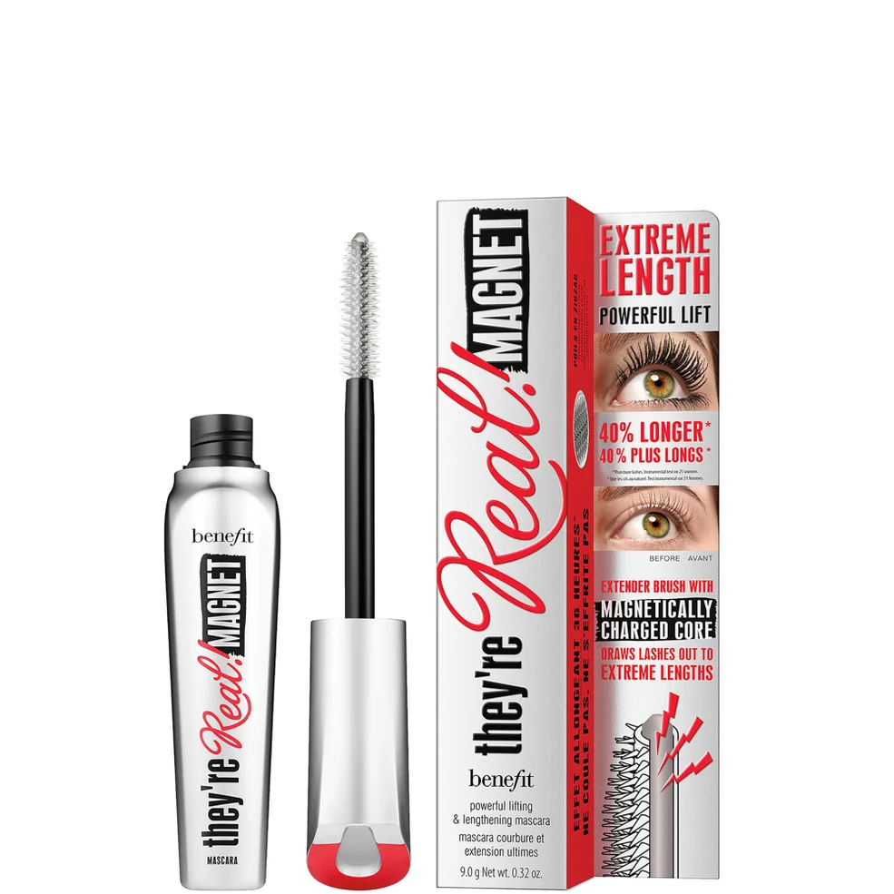 benefit They’re Real Magnet Extreme Lengthening and Powerful Lifting Mascara - Supercharged Black 9g Zdjęcie 1