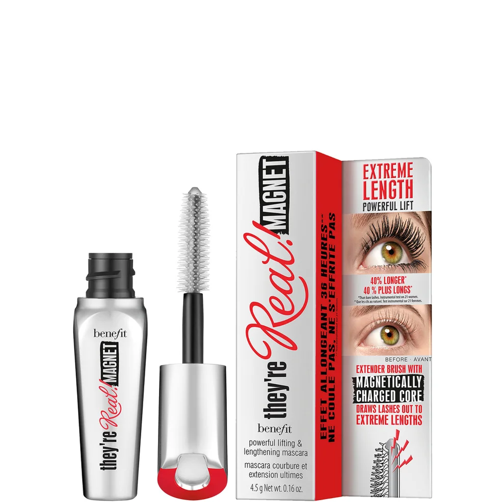 benefit They’re Real Magnet Extreme Lengthening and Powerful Lifting Mascara Mini - Supercharged Black 4.5g Zdjęcie 1